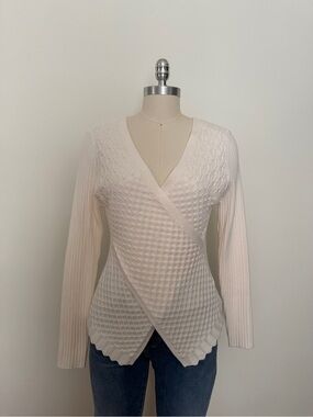NWT Heartloom Criss Cross Textured Sweater
